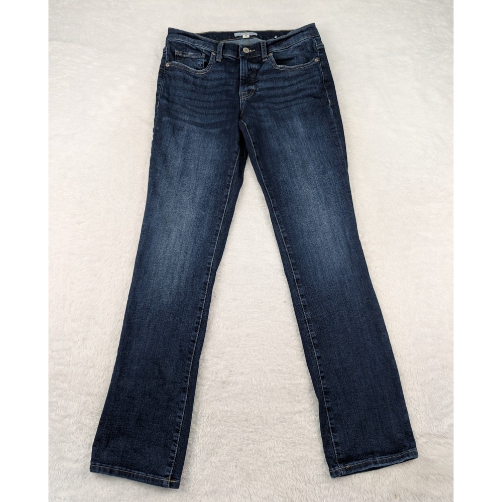 Lucky Brand Sweet Mid Rise Straight Jeans Women's 6/28 (30x32) Dark Wash Denim
